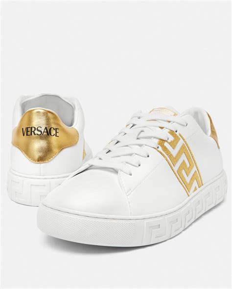 versace embroidered sneakers|Versace sneaker sale.